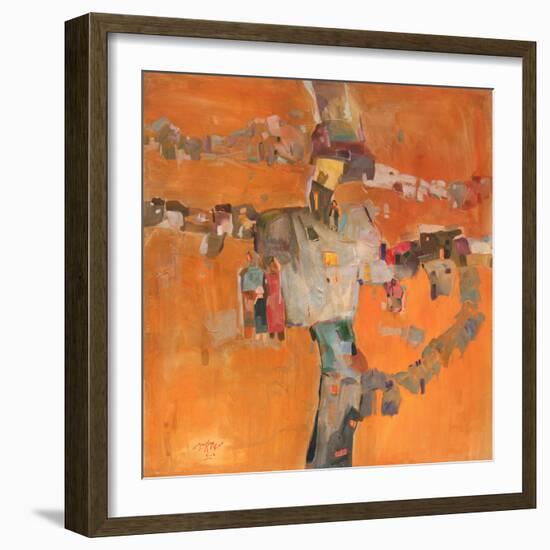 Mansour-Mohammed Jassim Al-Zubaidi-Framed Art Print