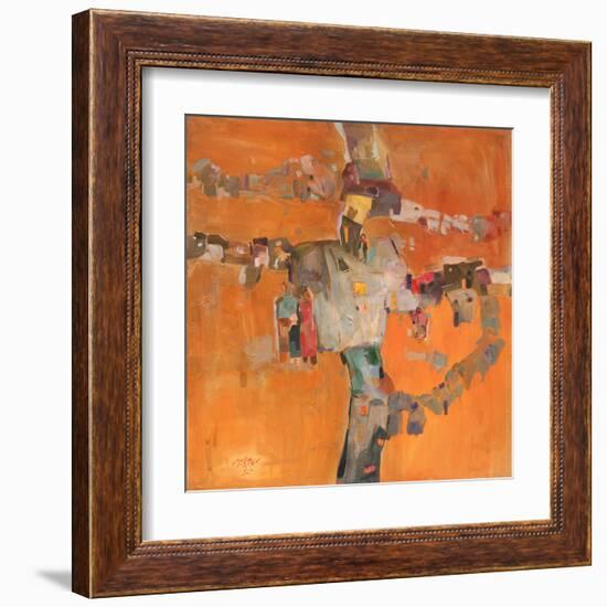 Mansour-Mohammed Jassim Al-Zubaidi-Framed Art Print