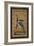 Mansur Brush Line Drawing of a Pair of Saras, India-null-Framed Giclee Print