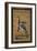 Mansur Brush Line Drawing of a Pair of Saras, India-null-Framed Giclee Print