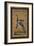 Mansur Brush Line Drawing of a Pair of Saras, India-null-Framed Giclee Print