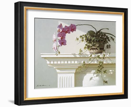 Mantelpiece Orchid-Zhen-Huan Lu-Framed Art Print