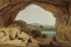 Ambushing a Group of Bandits at the Cueva Del Gato-Manuel Barrón y Carrillo-Giclee Print