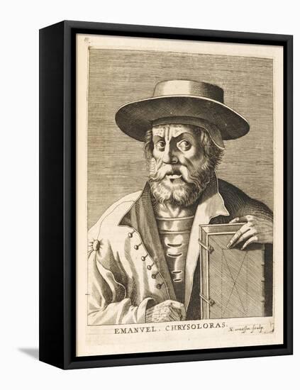 Manuel Chrysoloras Greek Scholar in Italy-Nicolas de Larmessin-Framed Stretched Canvas