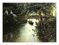 River Landscape-Manuel Garcia Y Rodriguez-Art Print