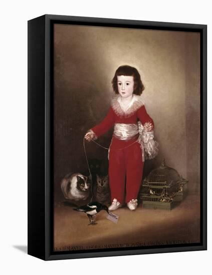 Manuel Osorio Manrique De Zuñiga-Francisco de Goya-Framed Stretched Canvas