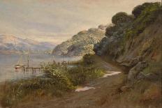 Bolinas Bay and the Summit-Manuel Valencia-Mounted Giclee Print