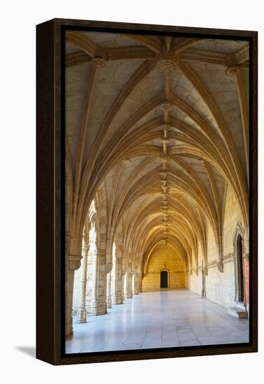 Manueline Ornamentation in the Cloisters of Mosteiro Dos Jeronimos (Monastery of the Hieronymites)-G&M Therin-Weise-Framed Premier Image Canvas