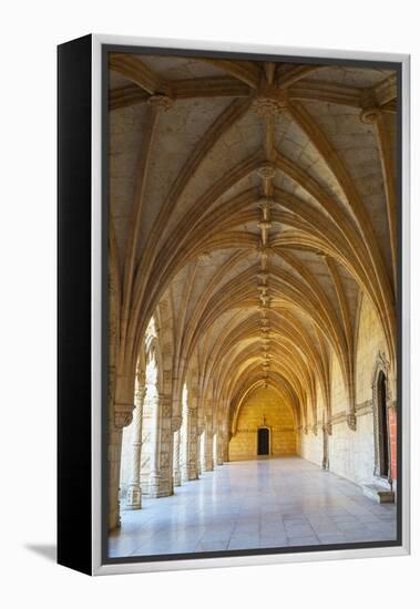 Manueline Ornamentation in the Cloisters of Mosteiro Dos Jeronimos (Monastery of the Hieronymites)-G&M Therin-Weise-Framed Premier Image Canvas