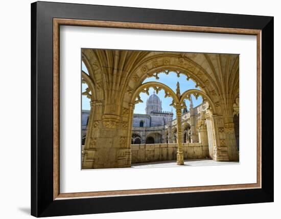 Manueline Ornamentation in the Cloisters of Mosteiro Dos Jeronimos (Monastery of the Hieronymites)-G&M Therin-Weise-Framed Photographic Print