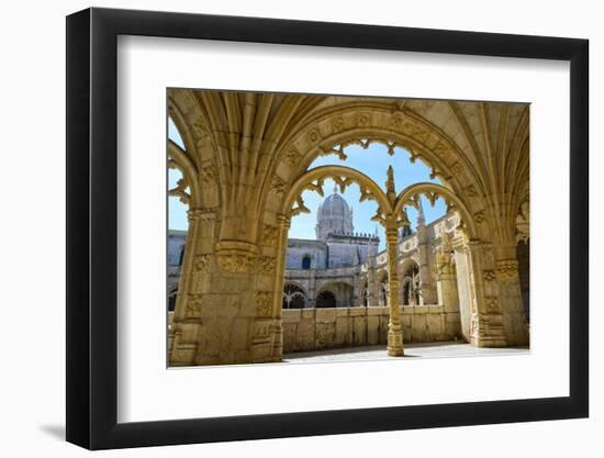 Manueline Ornamentation in the Cloisters of Mosteiro Dos Jeronimos (Monastery of the Hieronymites)-G&M Therin-Weise-Framed Photographic Print