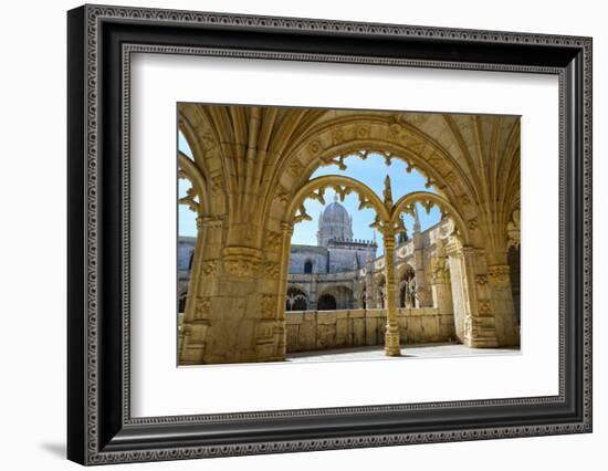 Manueline Ornamentation in the Cloisters of Mosteiro Dos Jeronimos (Monastery of the Hieronymites)-G&M Therin-Weise-Framed Photographic Print