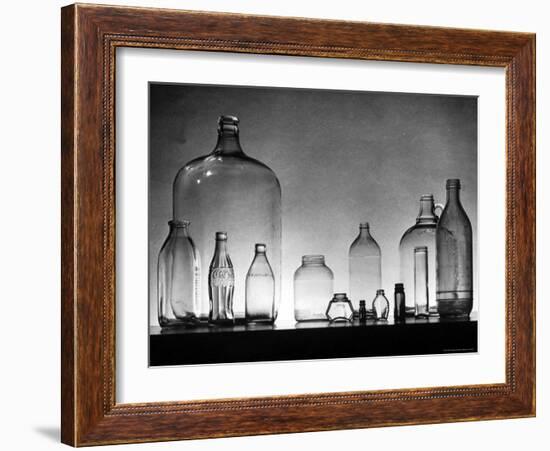 Manufacture and Examples of Uses of Various Kinds of Glass at Corning Glass Co-Andreas Feininger-Framed Photographic Print