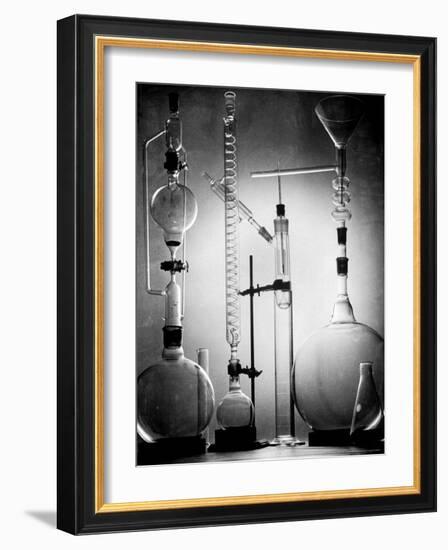 Manufacture and Examples of Uses of Various Kinds of Glass at Corning Glass Co-Andreas Feininger-Framed Photographic Print