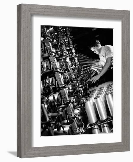 Manufacture of Cordura Rayon at DuPont-null-Framed Photo