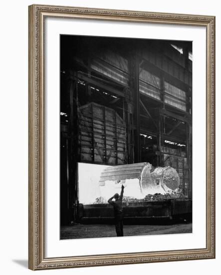 Manufacture of Steel-Fritz Goro-Framed Premium Photographic Print