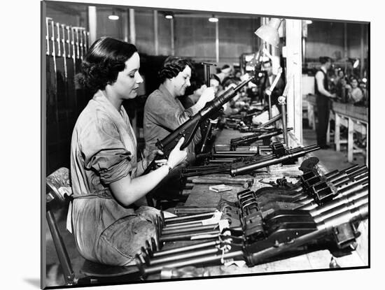 Manufacture of Sten Guns-Associated Newspapers-Mounted Photo