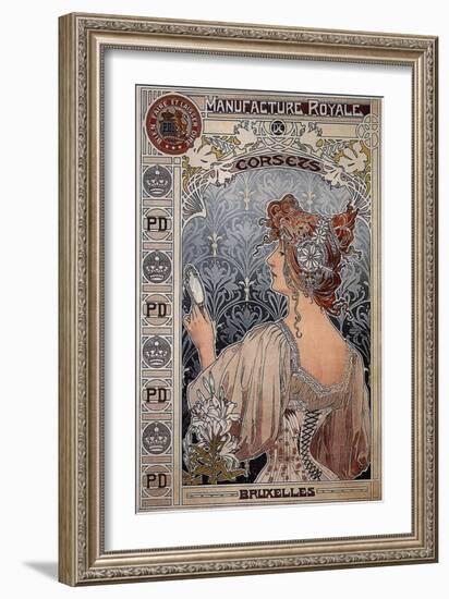 Manufacture Royale, 1897-Henri Privat-Livemont-Framed Giclee Print