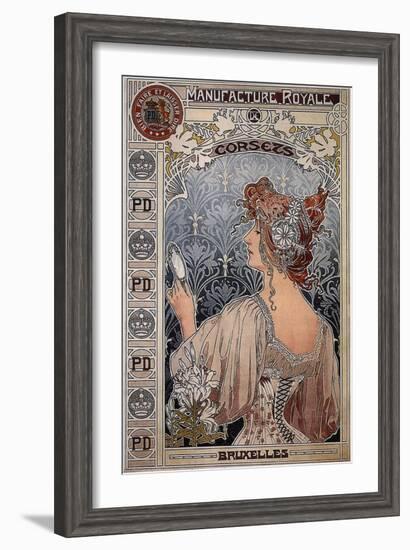 Manufacture Royale, 1897-Henri Privat-Livemont-Framed Giclee Print