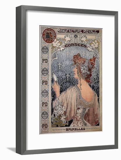 Manufacture Royale, 1897-Henri Privat-Livemont-Framed Giclee Print