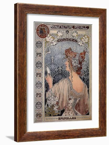 Manufacture Royale, 1897-Henri Privat-Livemont-Framed Giclee Print