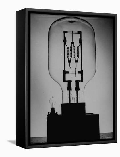 Manufacturing G. E. Giant Electric Bulb-Al Fenn-Framed Premier Image Canvas