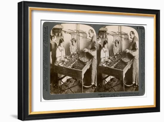 Manufacturing Silk, Syria, 1900s-Underwood & Underwood-Framed Giclee Print