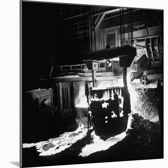 Manufacturing Steel-Fritz Goro-Mounted Photographic Print