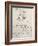 Manuscript B-Leonardo da Vinci-Framed Giclee Print