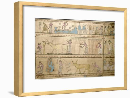 Manuscript showing afterlife, c11th century BC- c7th century BC-Unknown-Framed Giclee Print