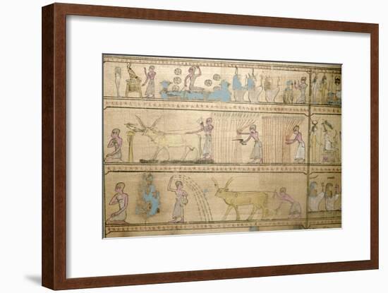 Manuscript showing afterlife, c11th century BC- c7th century BC-Unknown-Framed Giclee Print