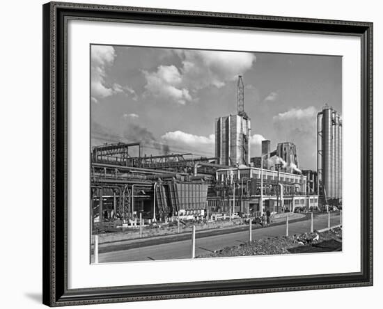 Manvers Coal Processing Plant, Wath Upon Dearne, Near Rotherham, South Yorkshire, February 1957-Michael Walters-Framed Photographic Print