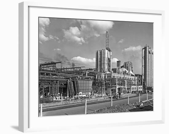 Manvers Coal Processing Plant, Wath Upon Dearne, Near Rotherham, South Yorkshire, February 1957-Michael Walters-Framed Photographic Print