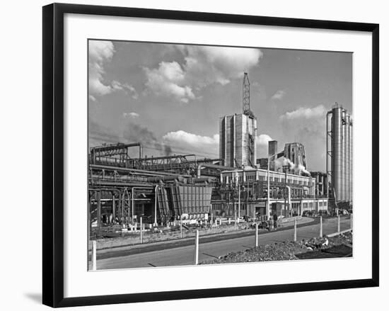 Manvers Coal Processing Plant, Wath Upon Dearne, Near Rotherham, South Yorkshire, February 1957-Michael Walters-Framed Photographic Print