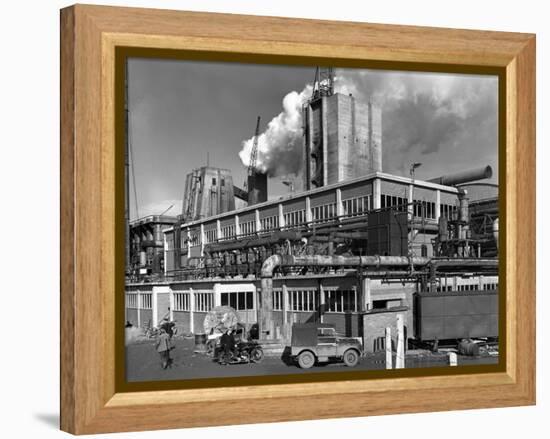 Manvers Coal Processing Plant, Wath Upon Dearne, Near Rotherham, South Yorkshire, January 1957-Michael Walters-Framed Premier Image Canvas