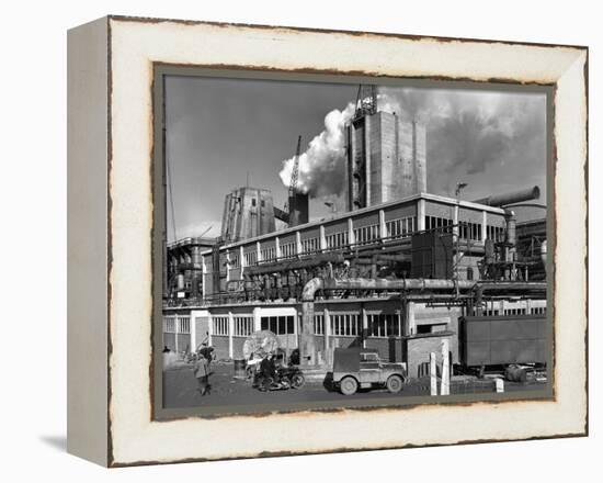 Manvers Coal Processing Plant, Wath Upon Dearne, Near Rotherham, South Yorkshire, January 1957-Michael Walters-Framed Premier Image Canvas