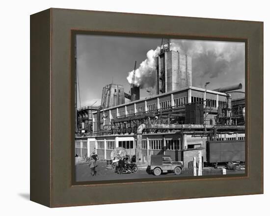 Manvers Coal Processing Plant, Wath Upon Dearne, Near Rotherham, South Yorkshire, January 1957-Michael Walters-Framed Premier Image Canvas
