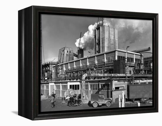 Manvers Coal Processing Plant, Wath Upon Dearne, Near Rotherham, South Yorkshire, January 1957-Michael Walters-Framed Premier Image Canvas