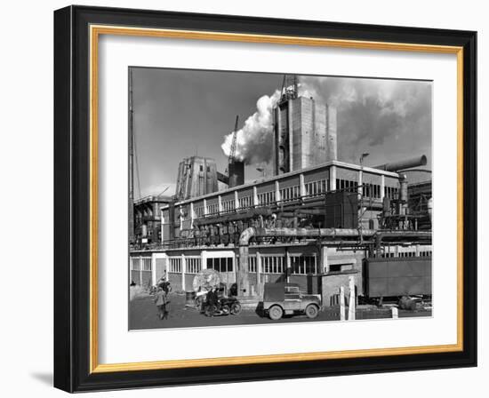 Manvers Coal Processing Plant, Wath Upon Dearne, Near Rotherham, South Yorkshire, January 1957-Michael Walters-Framed Photographic Print