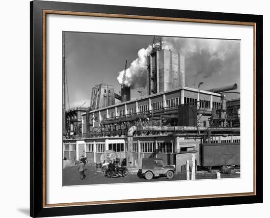 Manvers Coal Processing Plant, Wath Upon Dearne, Near Rotherham, South Yorkshire, January 1957-Michael Walters-Framed Photographic Print