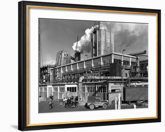 Manvers Coal Processing Plant, Wath Upon Dearne, Near Rotherham, South Yorkshire, January 1957-Michael Walters-Framed Photographic Print