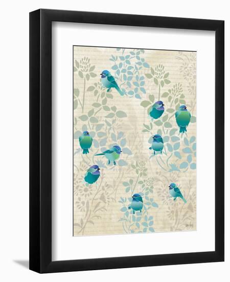 Many Chickadees-Bee Sturgis-Framed Art Print