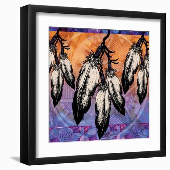 Many Feathers-Bee Sturgis-Framed Art Print