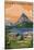Many Glacier Hotel - Glacier National Park, Montana-Lantern Press-Mounted Art Print