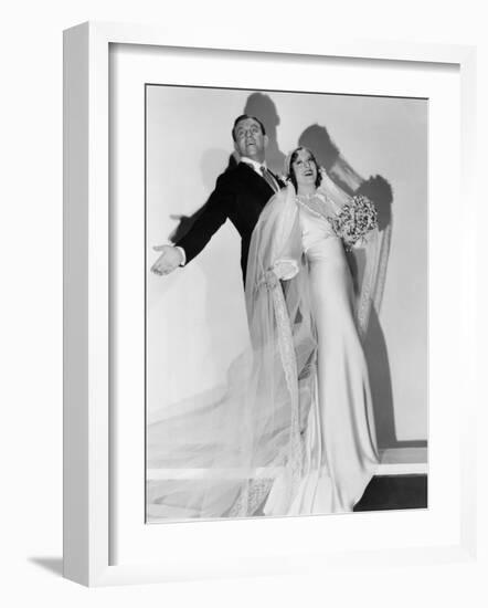 Many Happy Returns, George Burns, Gracie Allen, 1934-null-Framed Photo