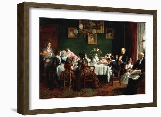 Many Happy Returns of the Day, 1856-William Powell Frith-Framed Giclee Print