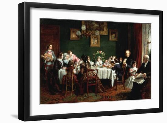 Many Happy Returns of the Day, 1856-William Powell Frith-Framed Giclee Print