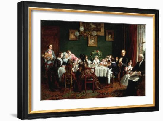 Many Happy Returns of the Day, 1856-William Powell Frith-Framed Giclee Print