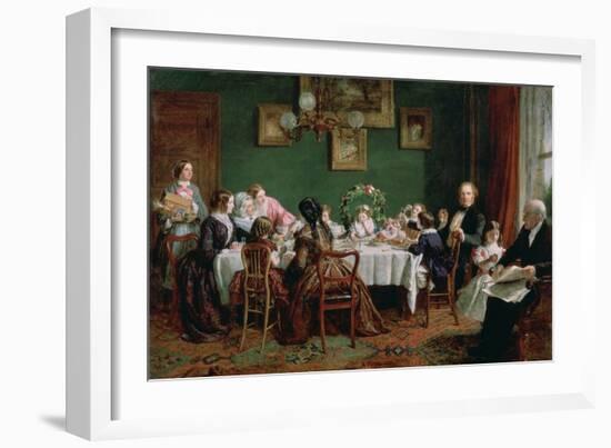 Many Happy Returns of the Day, 1856-William Powell Frith-Framed Giclee Print