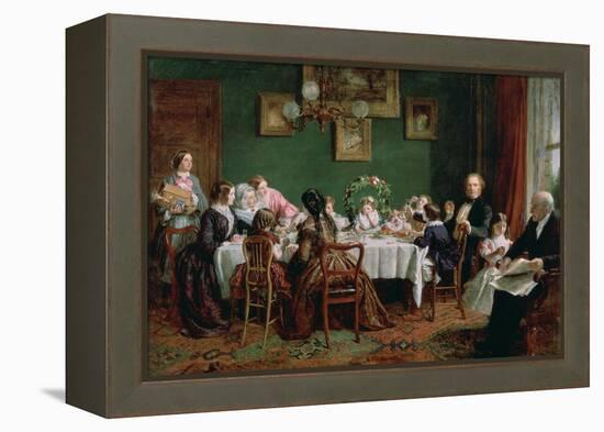 Many Happy Returns of the Day, 1856-William Powell Frith-Framed Premier Image Canvas